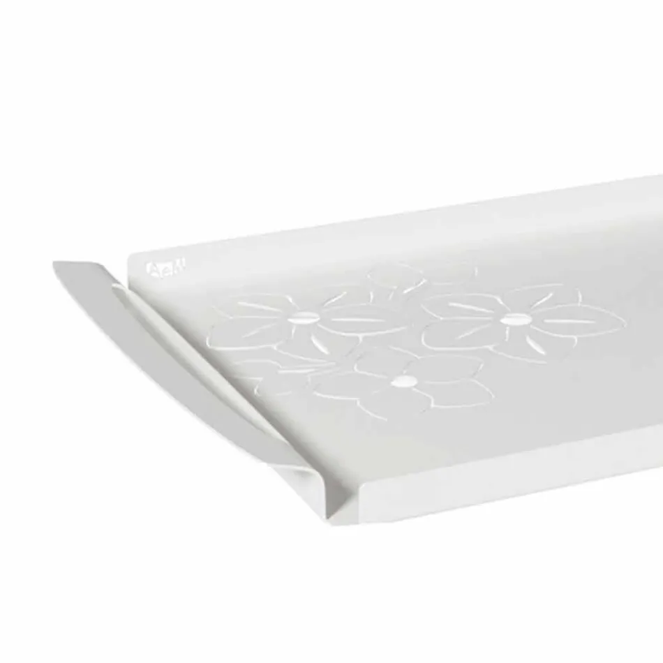 Dienblad met bloemen in wit, blauw of modderijzer - Marken Viadurini