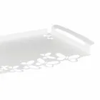 Wit, beige of ivoorkleurig design dienblad gemaakt in Italië - Leiden Viadurini