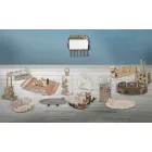 Iron Design-dienblad, Italiaanse ambachtelijke productie - Leiden Viadurini