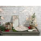 Kerstschaal Ovaal Porselein Serveerbord 2 Stuks - Butcher's Broom Viadurini