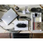 Rechthoekig dienblad in wit Carrara-marmer gemaakt in Italië - Vassili Viadurini