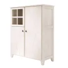 Structuur van de woonkamervitrine in massief dennenhout Made in Italy - Pascual Viadurini