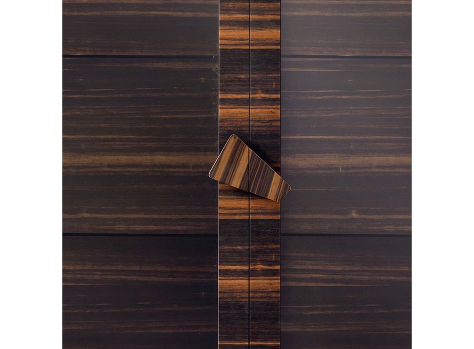 Grilli Zarafa massief houten kast met 2 deuren made in Italy of design Viadurini