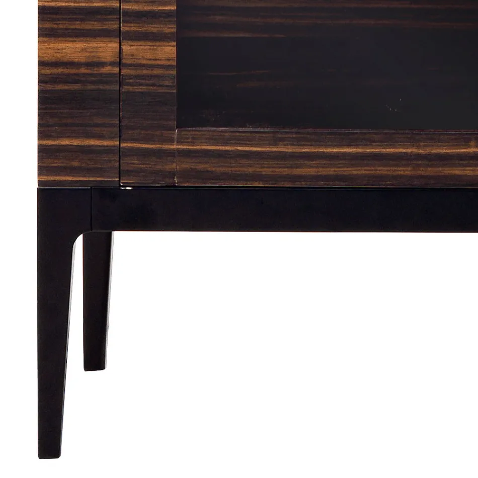 Grilli Zarafa massief houten kast met 2 deuren made in Italy of design Viadurini