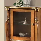 Woonkamervitrine met 1 glazen deur en 3 lades Made in Italy - London Viadurini