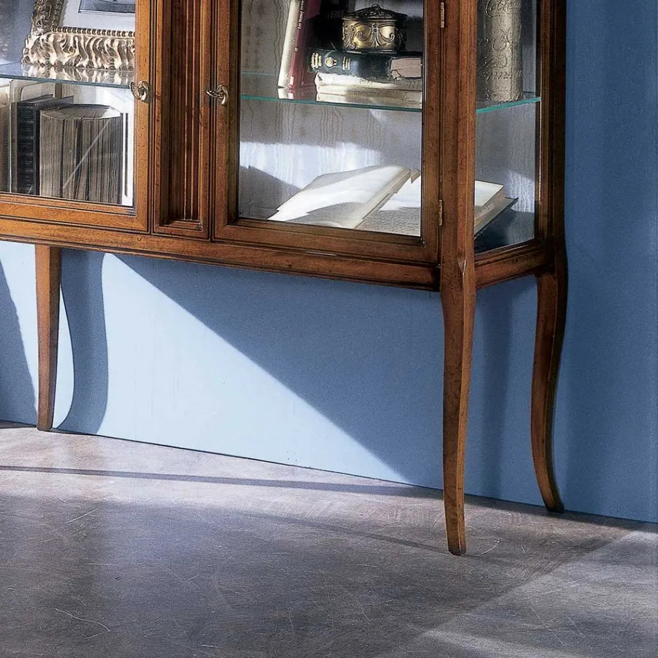 Vitrine in massief Toulipierhout Made in Italy - Chantico Viadurini