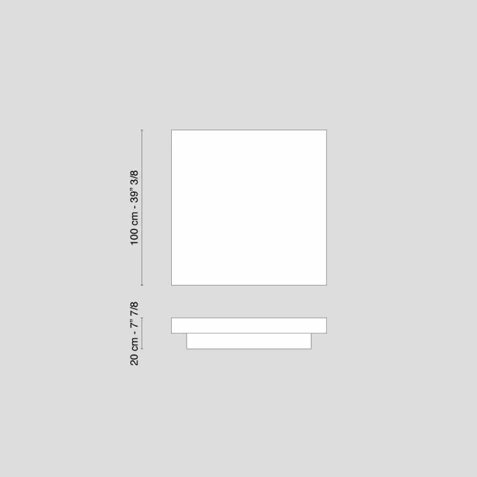 VG trend moderne salontafel Loft Cadeau houtvezel Viadurini