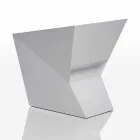 Vondom Faz wit gelakte tuinfauteuil met modern design Viadurini