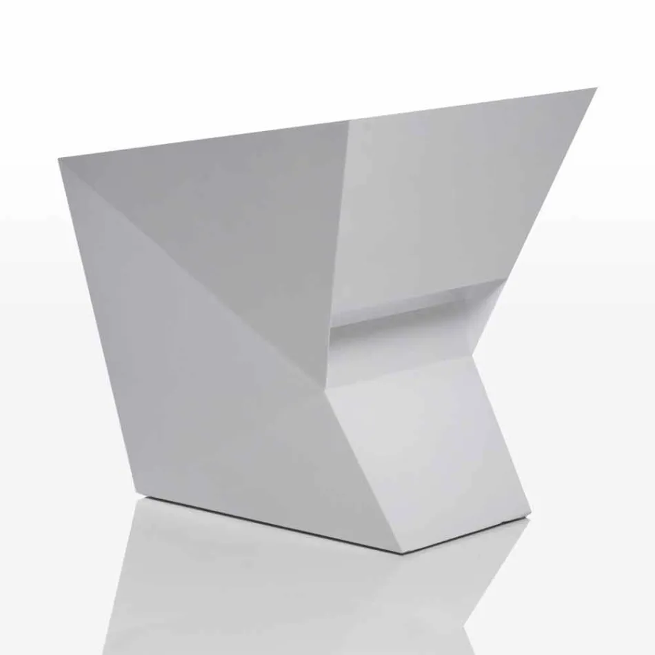 Vondom Faz wit gelakte tuinfauteuil met modern design Viadurini