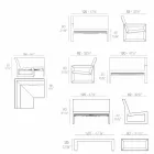 Vondom Frame tuinlounge met modern design Viadurini