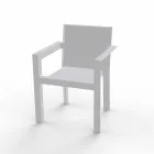 Vondom Frame-buitenstoel met armleuningen van modern design Viadurini