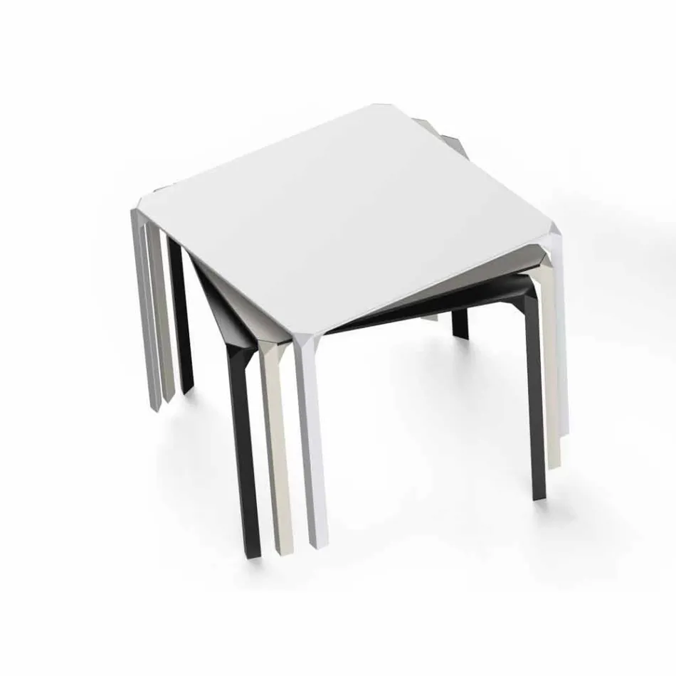 Vondom Quartz outdoor vierkante tafel van modern design Viadurini
