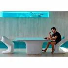 Witte designtafel Vondom Ufo L200xP100 cm Viadurini