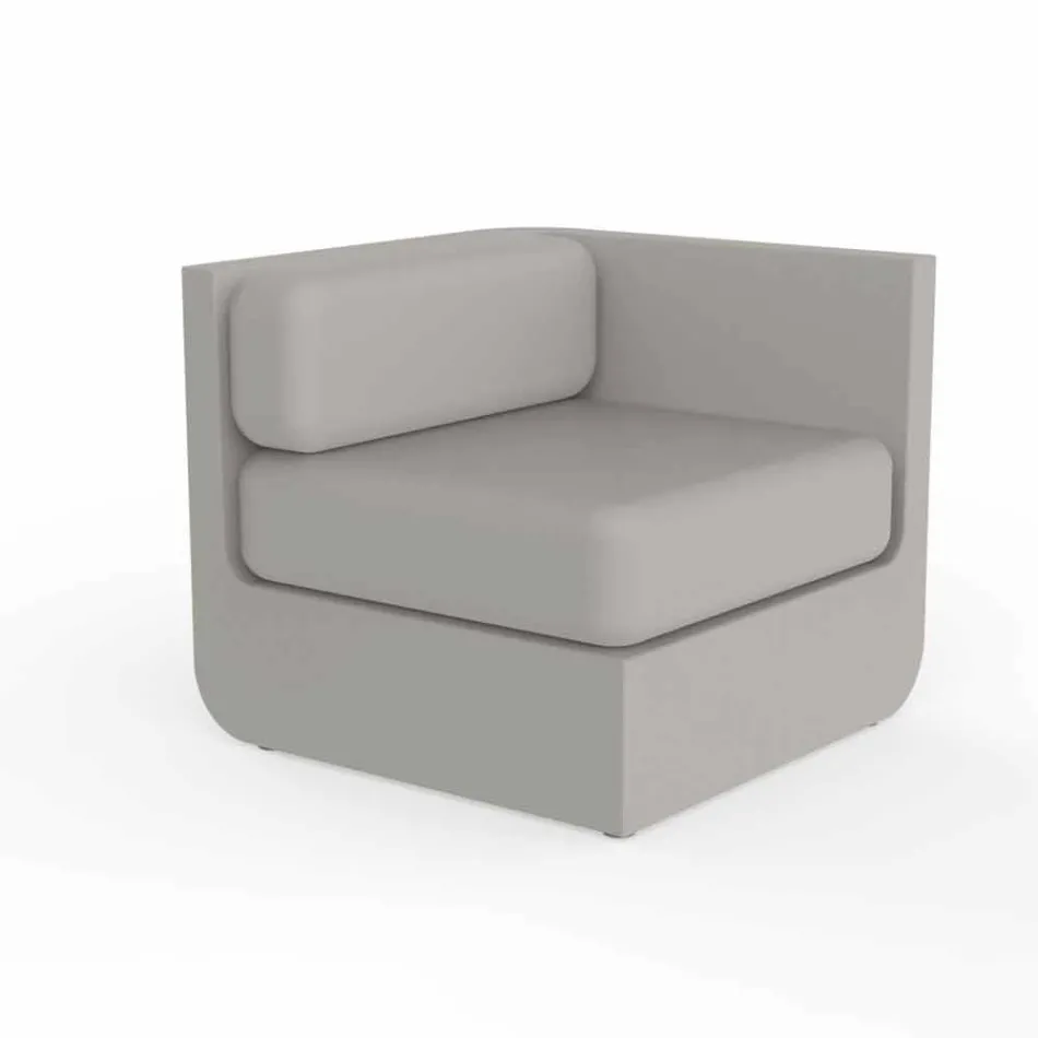 Vondom Ulm samenstelling taupe design tuin lounge Viadurini