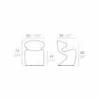 Vondom Wing moderne design tuinstoel Viadurini